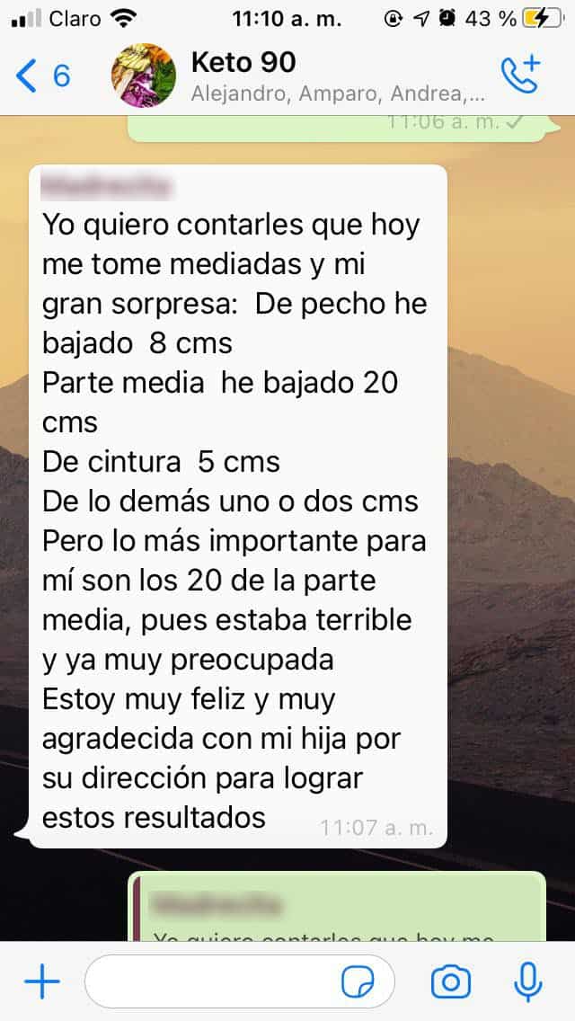 testimonio perdida de peso