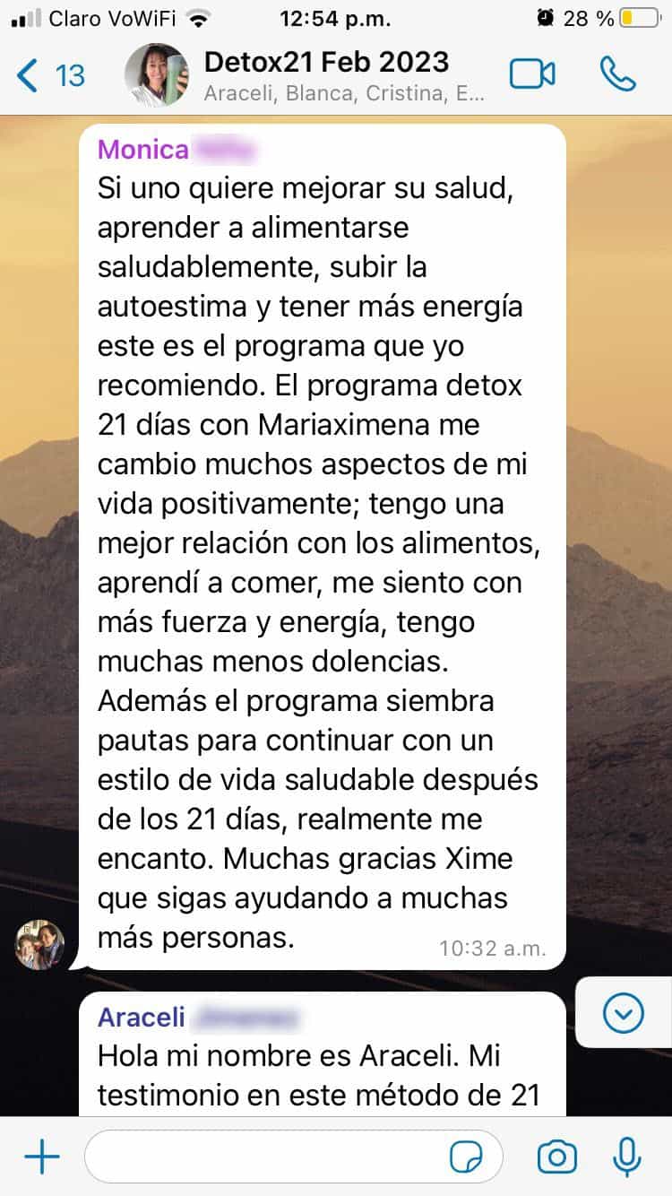 Testimonio de Mónica